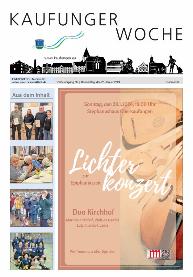 Kaufunger Woche Titelblatt 04/2024