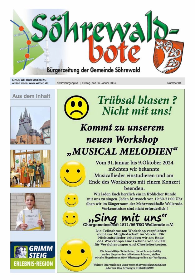 Söhrewaldbote Titelblatt 04/2024