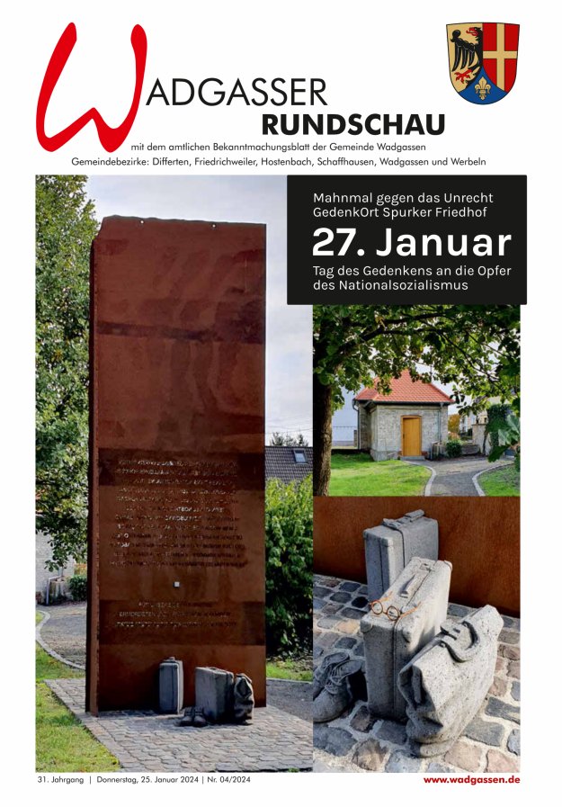 Wadgasser Rundschau Titelblatt 04/2024