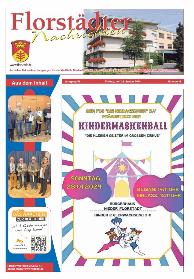 Florstädter Nachrichten Titelblatt 04/2024