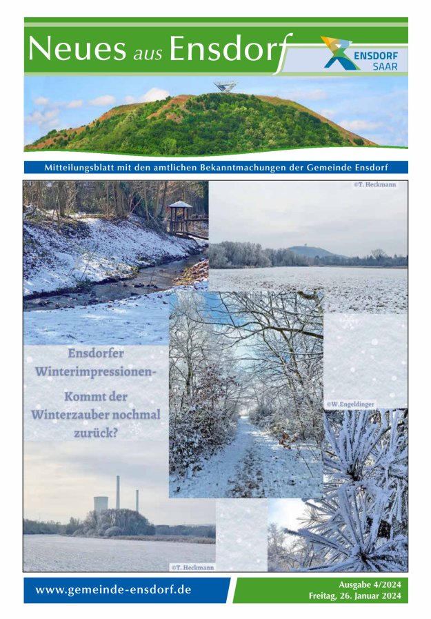 Neues aus Ensdorf Titelblatt 04/2024
