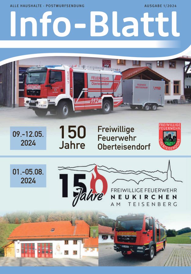 Infoblattl Teisendorf Titelblatt 01/2024
