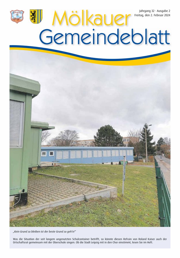 Mölkauer Gemeindeblatt Titelblatt 02/2024