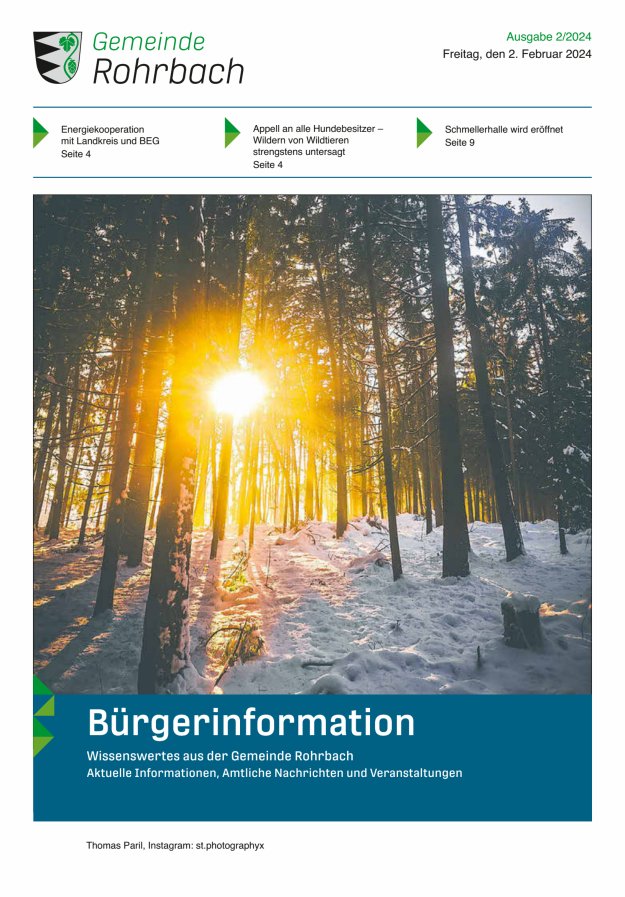 Rohrbach Titelblatt 02/2024