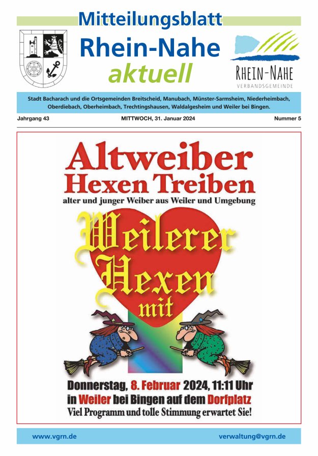 Rhein-Nahe aktuell Titelblatt 05/2024