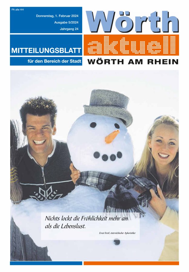 Wörth aktuell Titelblatt 04/2024