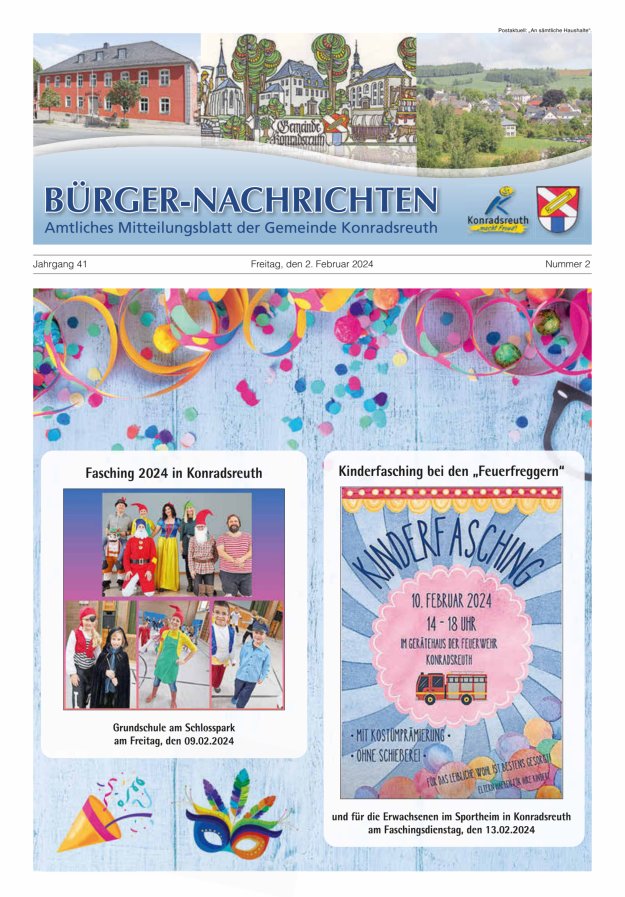 Bürger-Nachrichten Titelblatt 02/2024