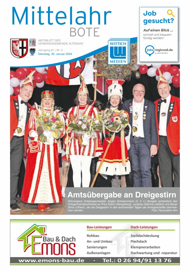Mittelahr Bote Titelblatt 05/2024