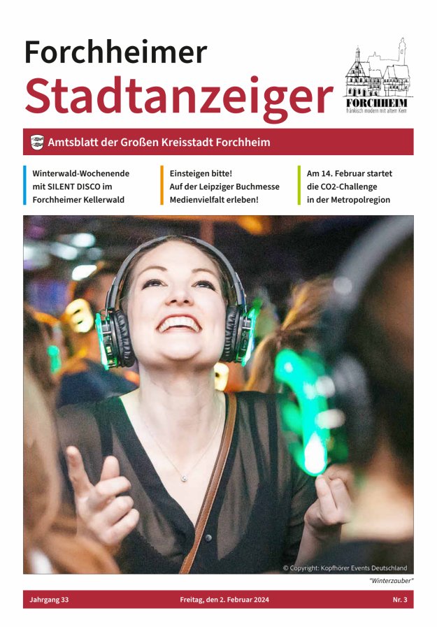 Forchheimer Stadtanzeiger Titelblatt 03/2024