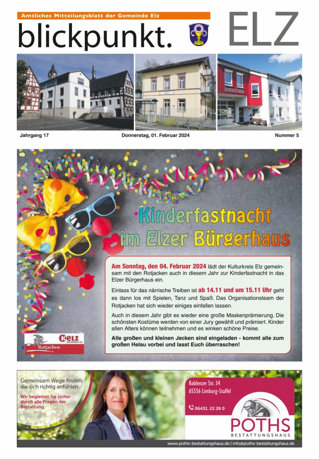 Blickpunkt Elz Titelblatt 05/2024