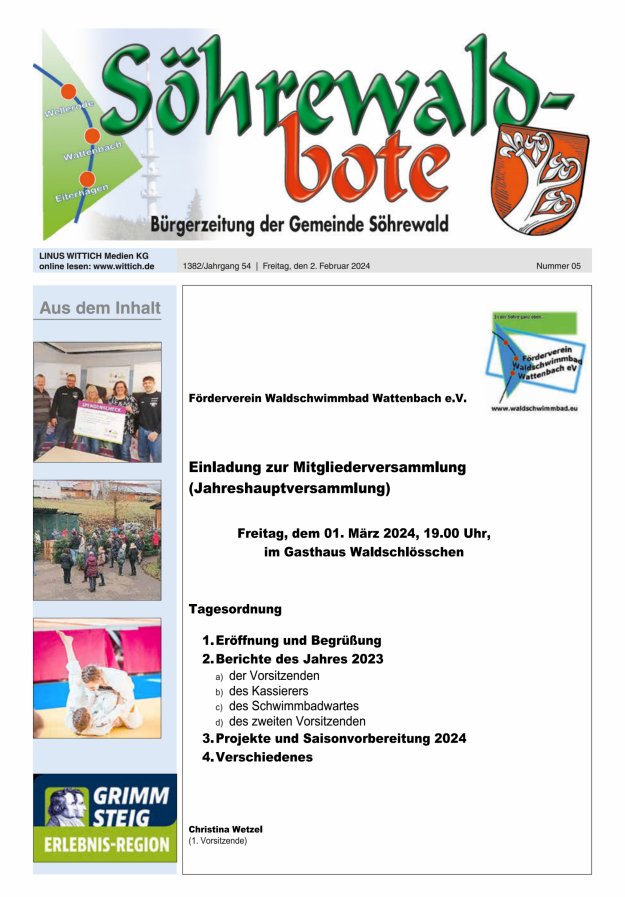 Söhrewaldbote Titelblatt 05/2024