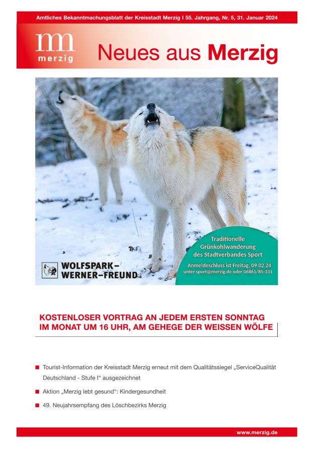 Neues aus Merzig Titelblatt 05/2024