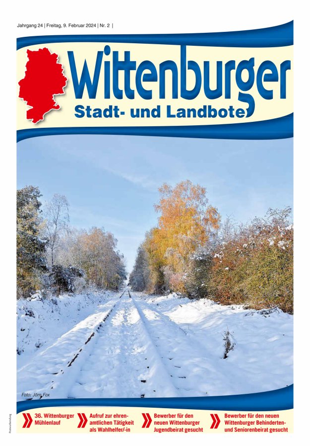 Wittenburger Stadt- und Landbote Titelblatt 02/2024