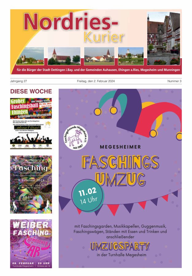NordRies-Kurier Titelblatt 03/2024
