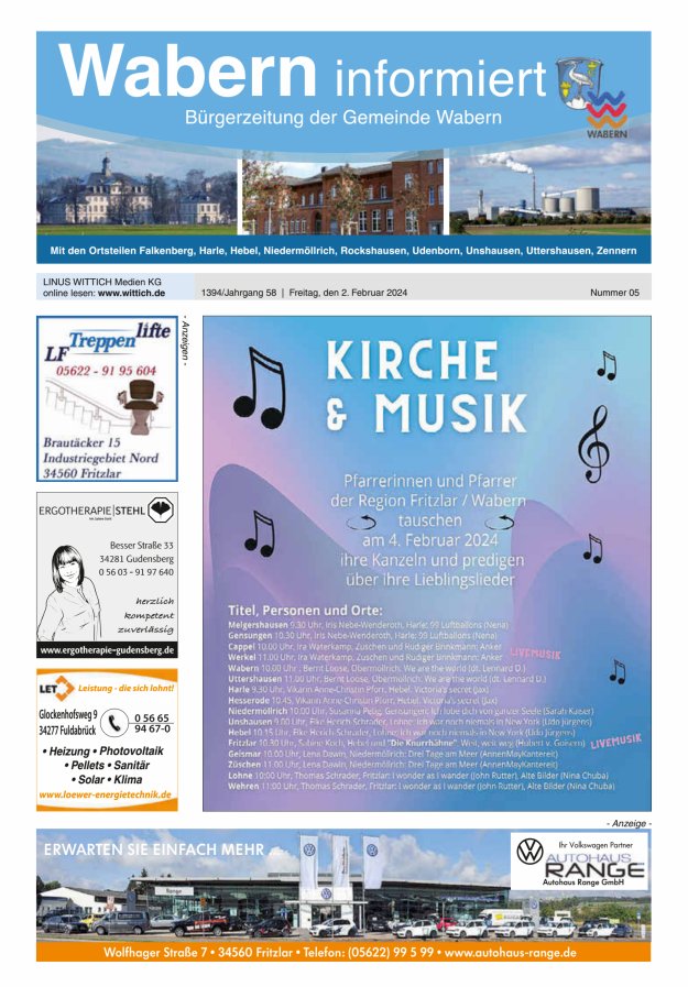 Wabern informiert Titelblatt 05/2024