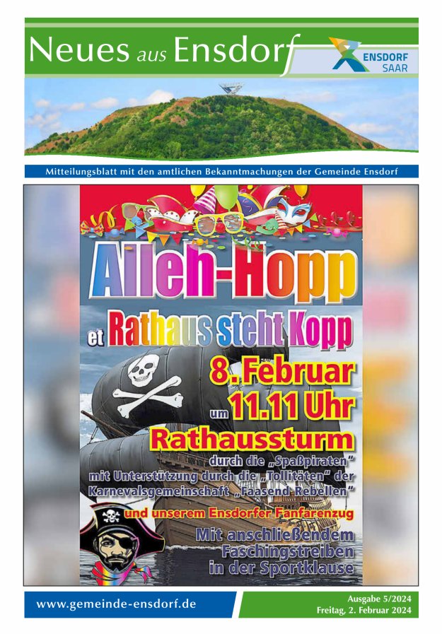 Neues aus Ensdorf Titelblatt 05/2024