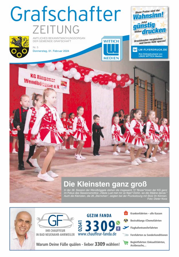 Grafschafter Zeitung Titelblatt 05/2024