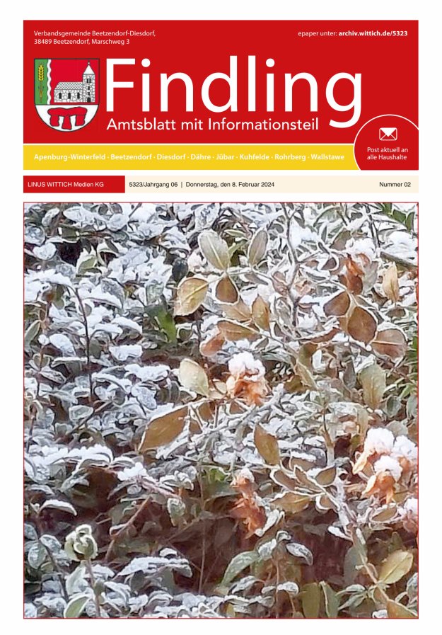 Der Findling Titelblatt 02/2024