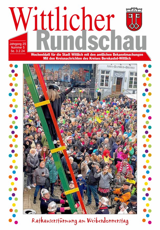 Wittlicher Rundschau Titelblatt 05/2024