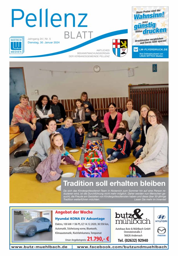 Pellenzblatt Titelblatt 05/2024
