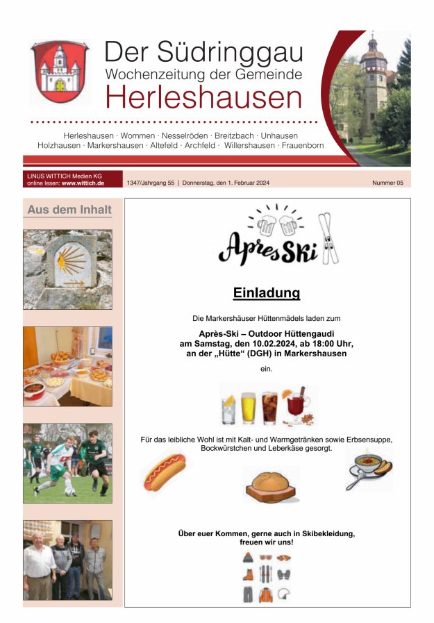 Der Südringgau Titelblatt 05/2024