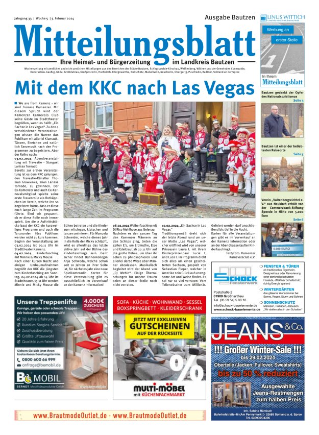 Mitteilungsblatt LK Bautzen Ausgabe Bautzen Titelblatt 04/2024