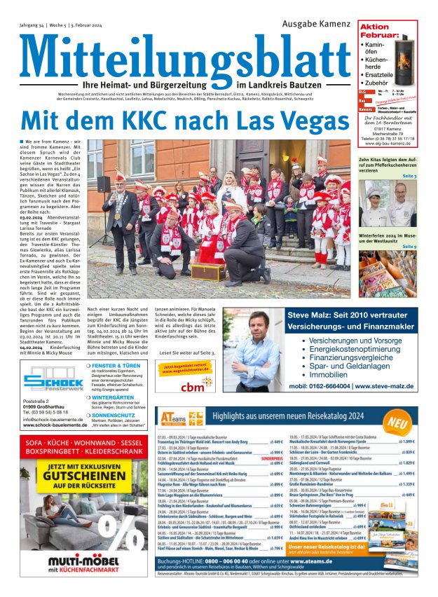 Mitteilungsblatt LK Bautzen Ausgabe Kamenz Titelblatt 04/2024