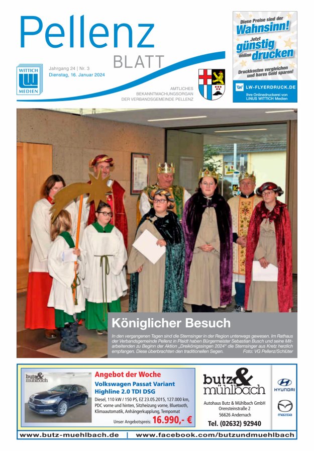 Pellenzblatt Titelblatt 03/2024