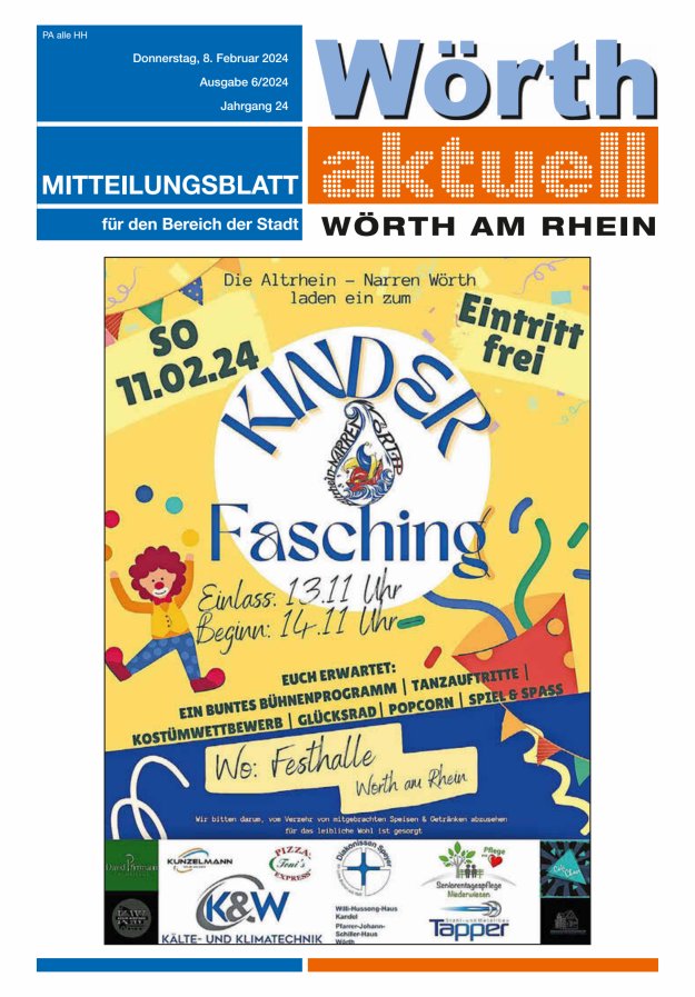 Wörth aktuell Titelblatt 05/2024