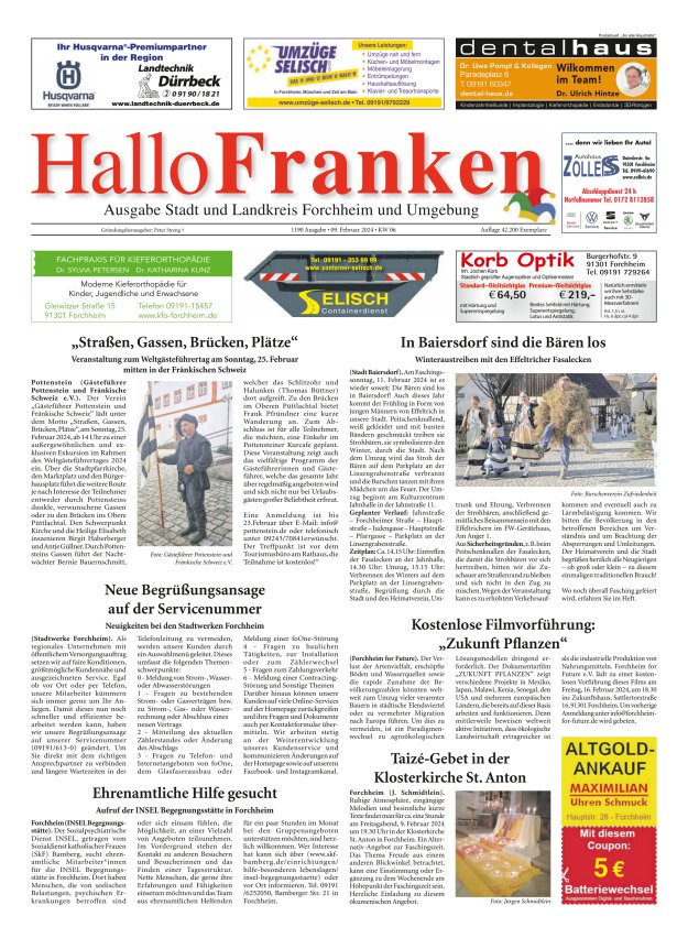 Hallo Franken Titelblatt 1190/2024