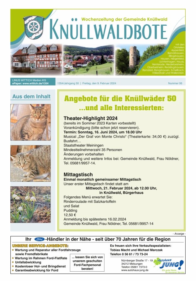 Knüllwaldbote Titelblatt 06/2024