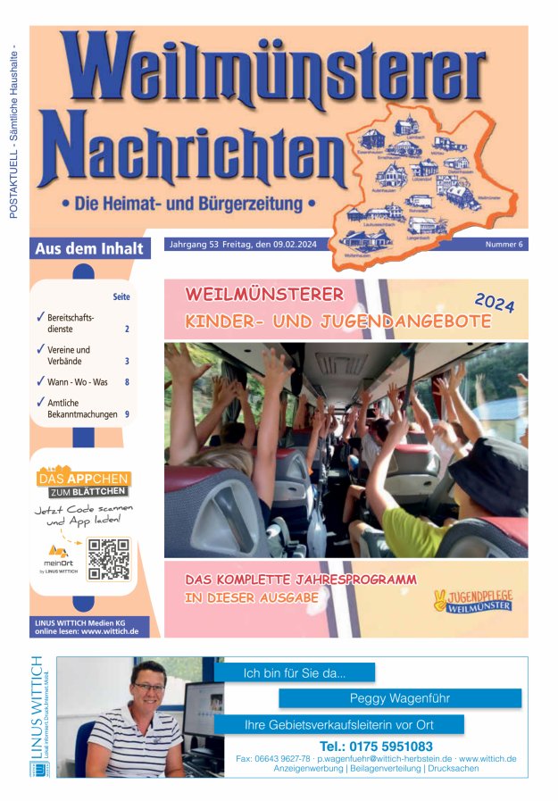 Weilmünsterer Nachrichten Titelblatt 06/2024