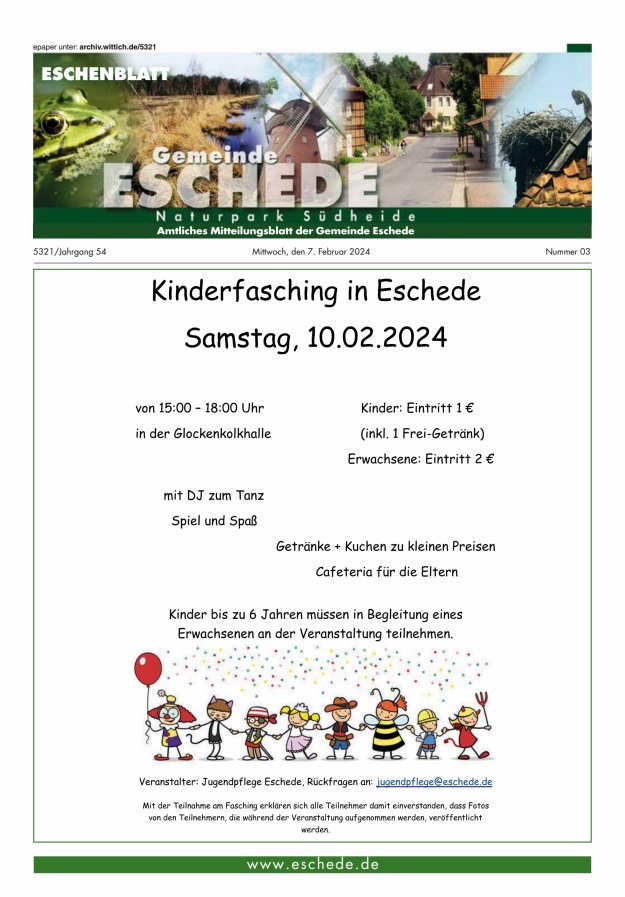 Eschenblatt Titelblatt 03/2024
