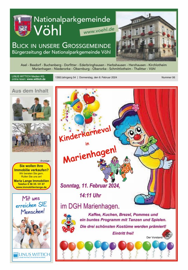 Blick in unsere Grossgemeinde Titelblatt 06/2024