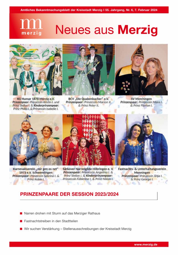 Neues aus Merzig Titelblatt 06/2024