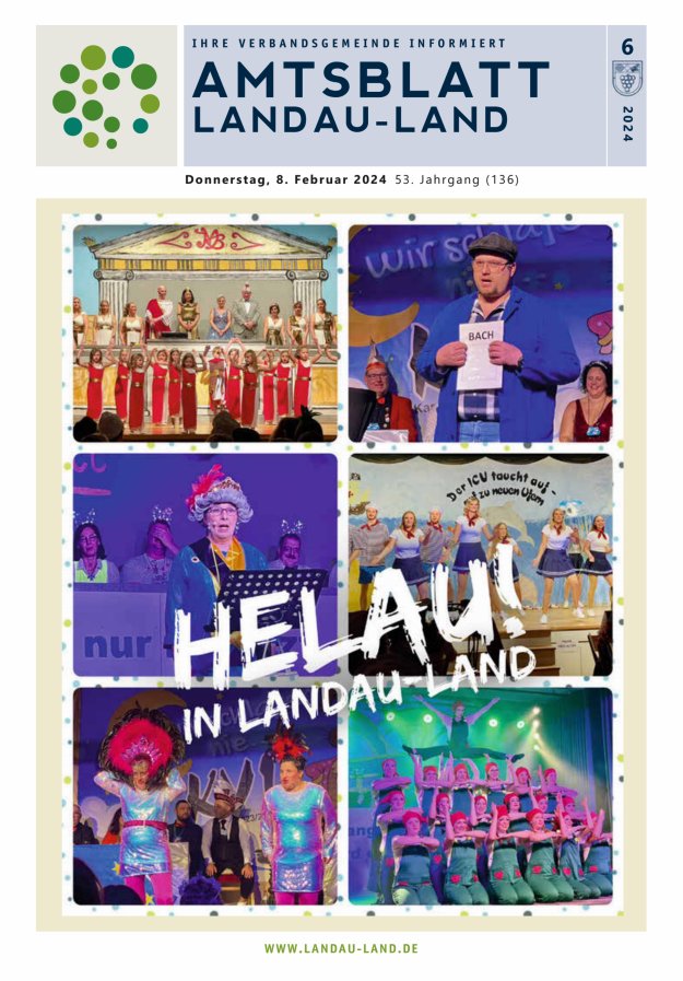 Amtsblatt VG Landau-Land Titelblatt 06/2024
