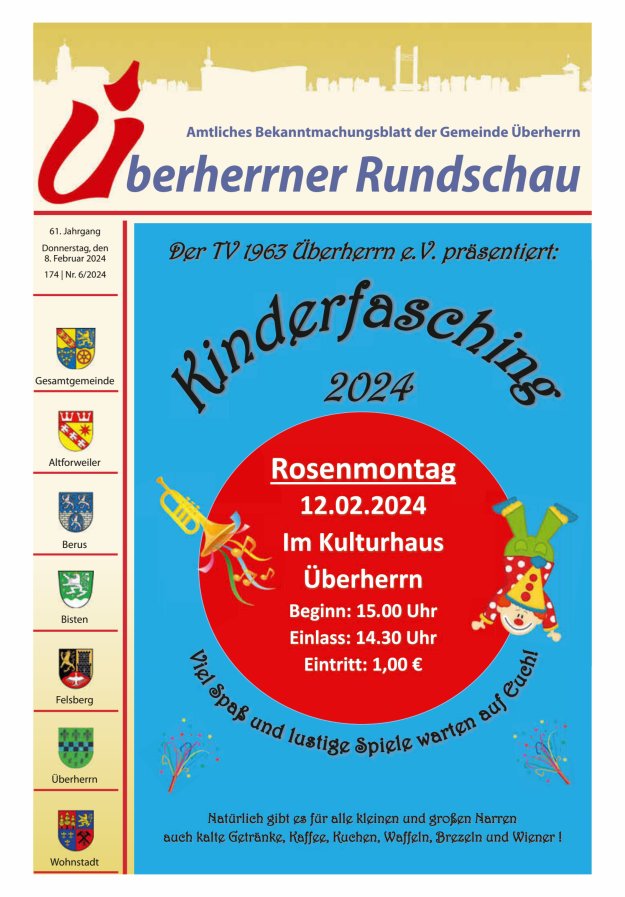 Überherrner Rundschau Titelblatt 06/2024