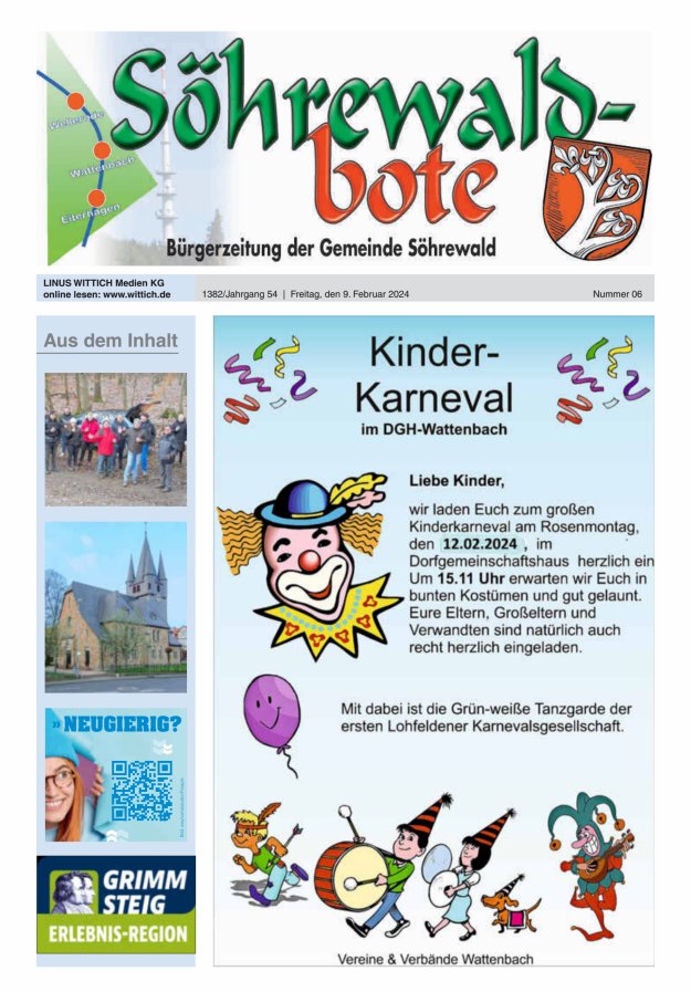 Söhrewaldbote Titelblatt 06/2024