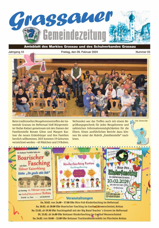 Grassauer Gemeindezeitung Titelblatt 03/2024