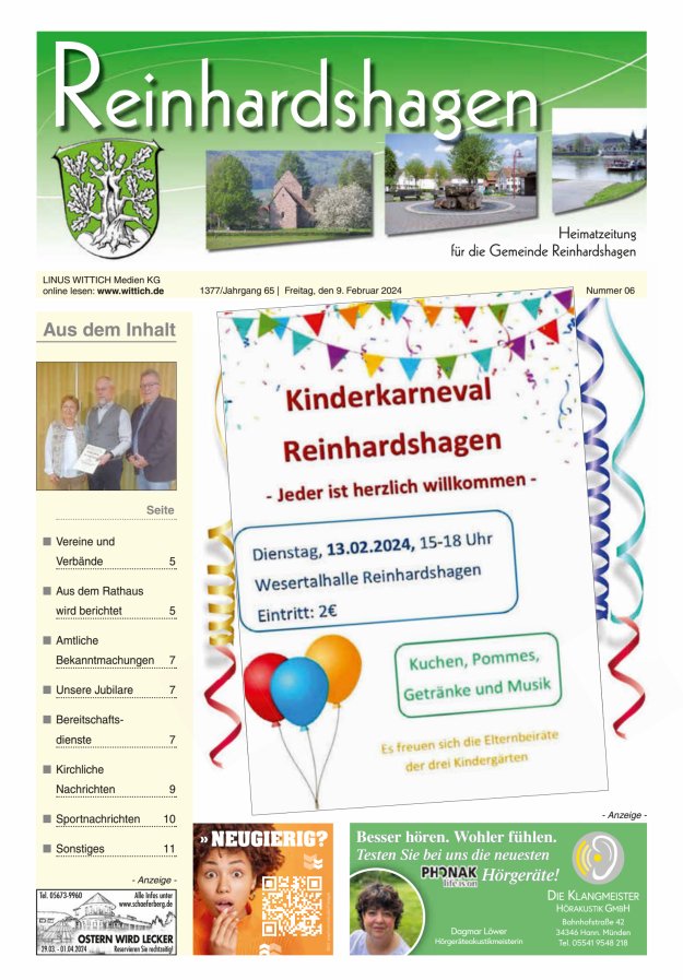 Unser Blättchen Titelblatt 06/2024