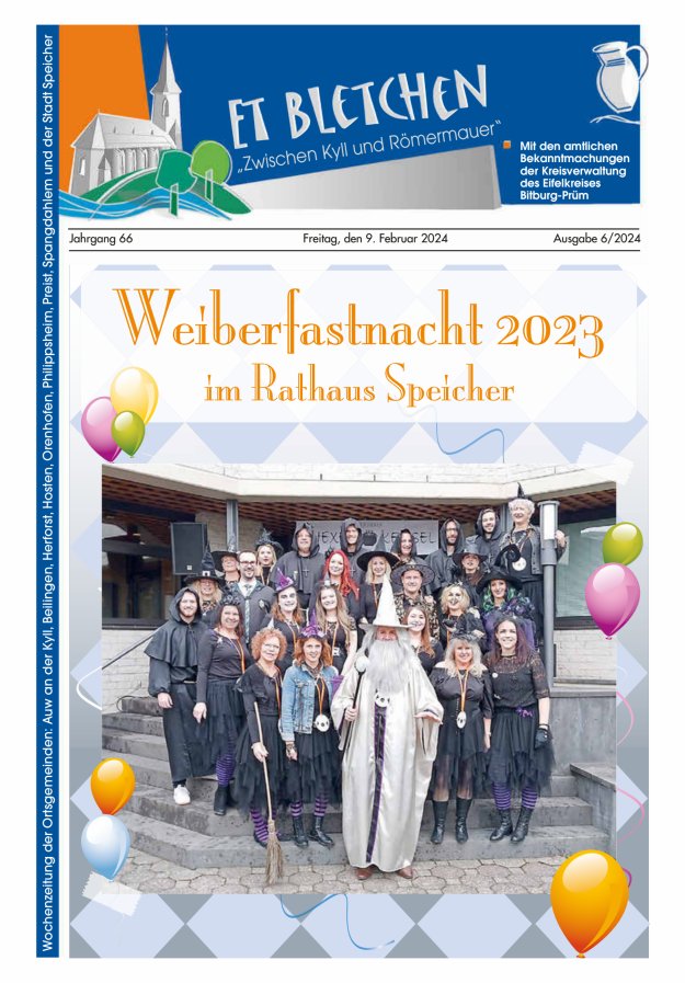 Et Bletchen VG Speicher Titelblatt 06/2024