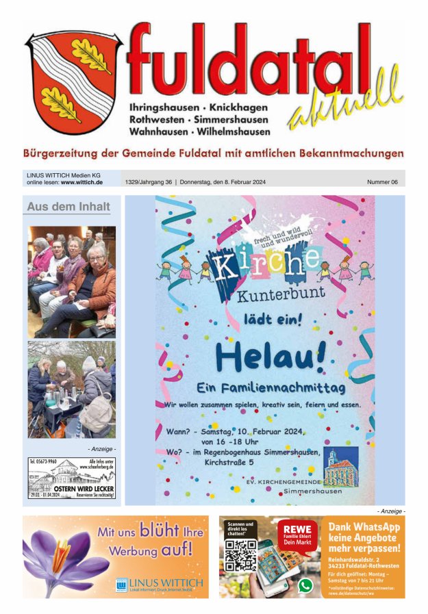 Fuldatal aktuell Titelblatt 06/2024