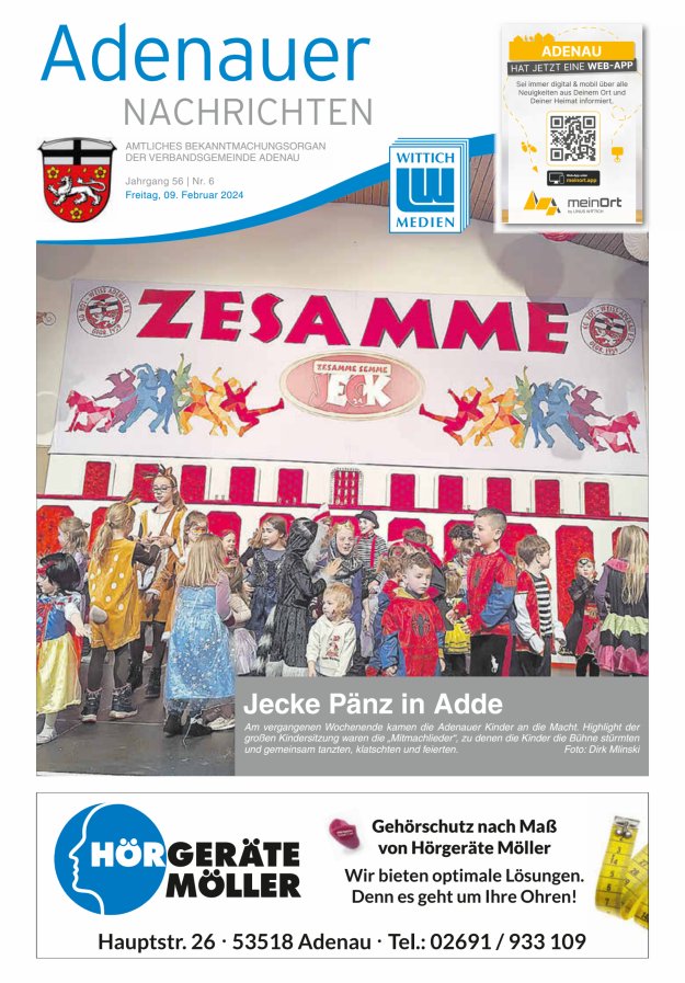 Adenauer Nachrichten Titelblatt 06/2024
