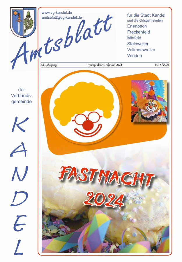 Amtsblatt VG Kandel Titelblatt 06/2024