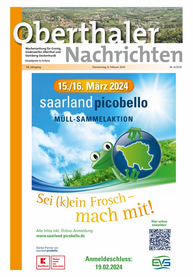 Oberthaler Nachrichten Titelblatt 06/2024