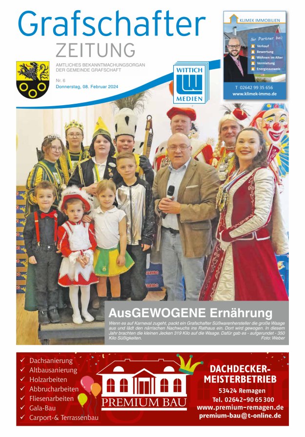 Grafschafter Zeitung Titelblatt 06/2024