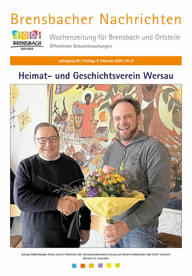 Brensbacher Nachrichten Titelblatt 06/2024