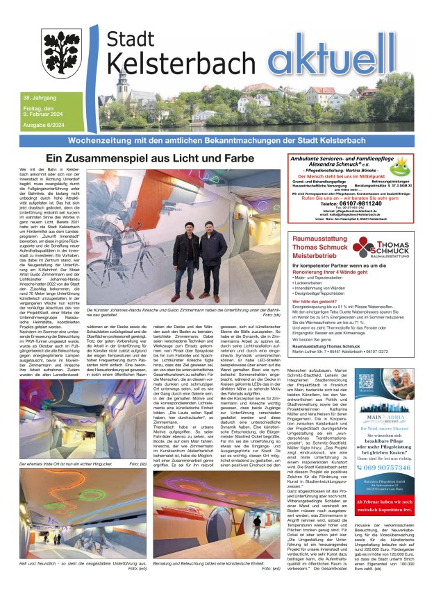 Kelsterbach aktuell Titelblatt 06/2024