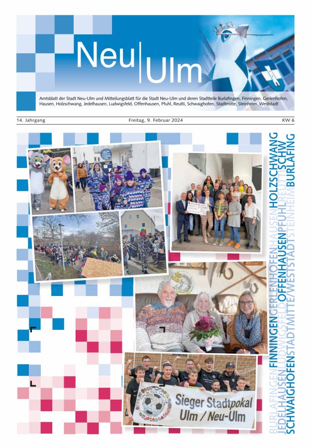 Amtsblatt der Stadt Neu-Ulm und Mitteilungsblatt für die Stadt Neu-Ulm Titelblatt 06/2024