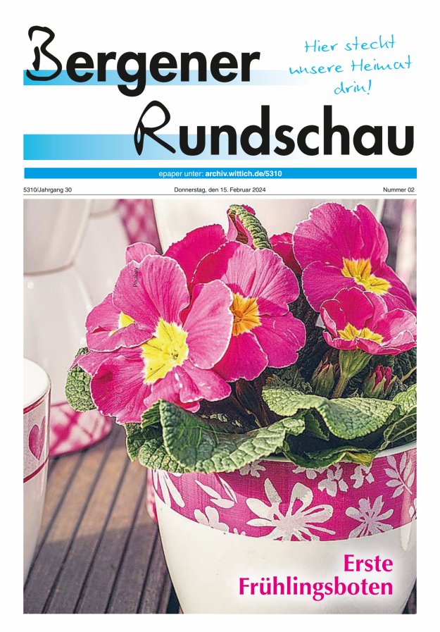 Bergener Rundschau Titelblatt 02/2024